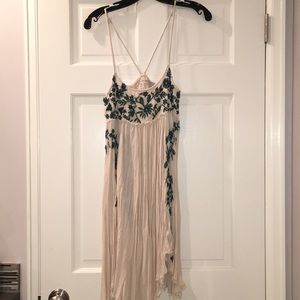 Beautiful Free People cream floral dress